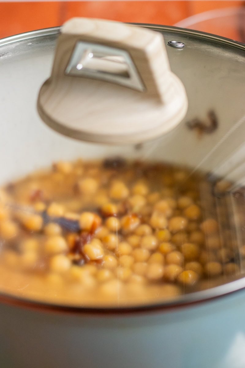 tenderizing the cholay