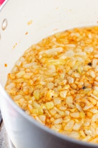 beautifully bronzed onions for aloo gosht