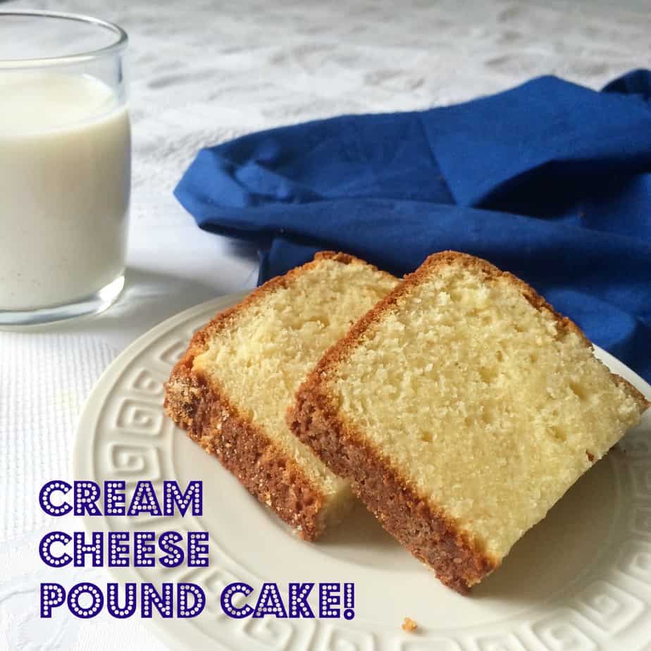 cream cheese pound cake