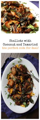 Shallots with Coconut and Tamarind