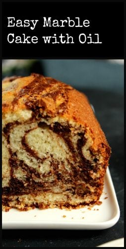 marble cake with oil