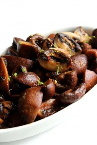 Roasted Mushrooms with Spicy Thai Dressing