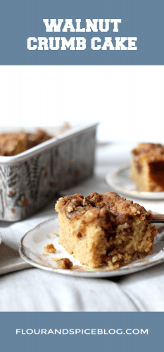 WALNUT CRUMB CAKE