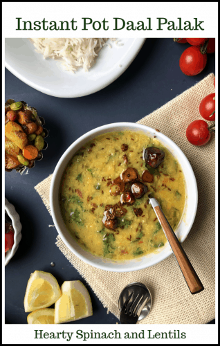 Instant Pot Daal Palak