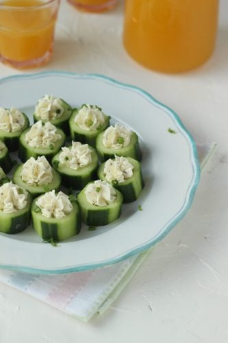 Cucumber Cream Cheese Rounds