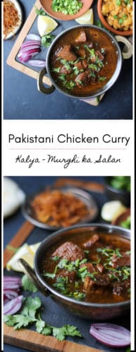 Kalya - Pakistani Chicken Curry - Murghi ka Salan