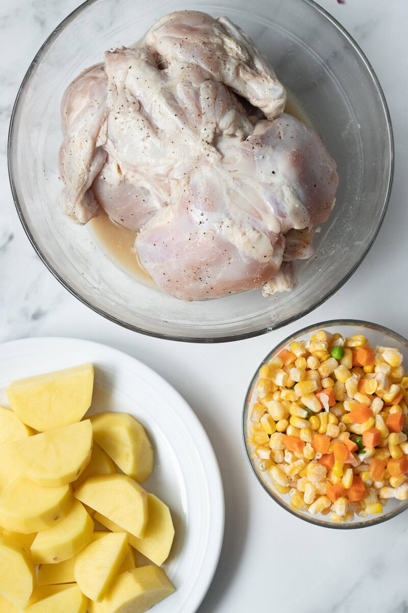 ingredients for the roast