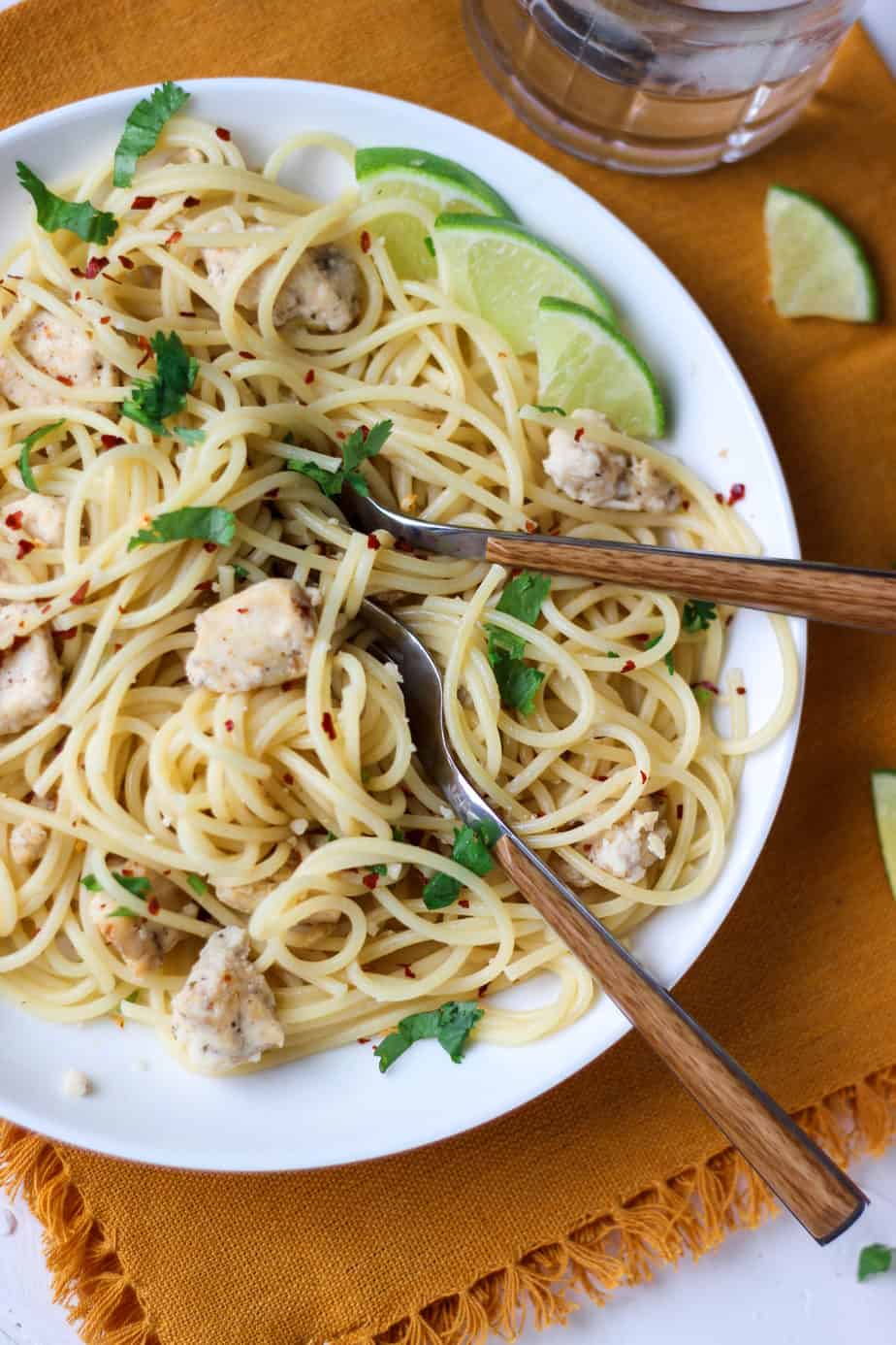 Cilantro Lime Chicken Pasta