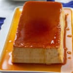 A Caramel Custard in a Rectangular Dish