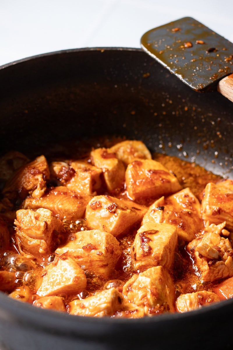 chicken sauteed in spices