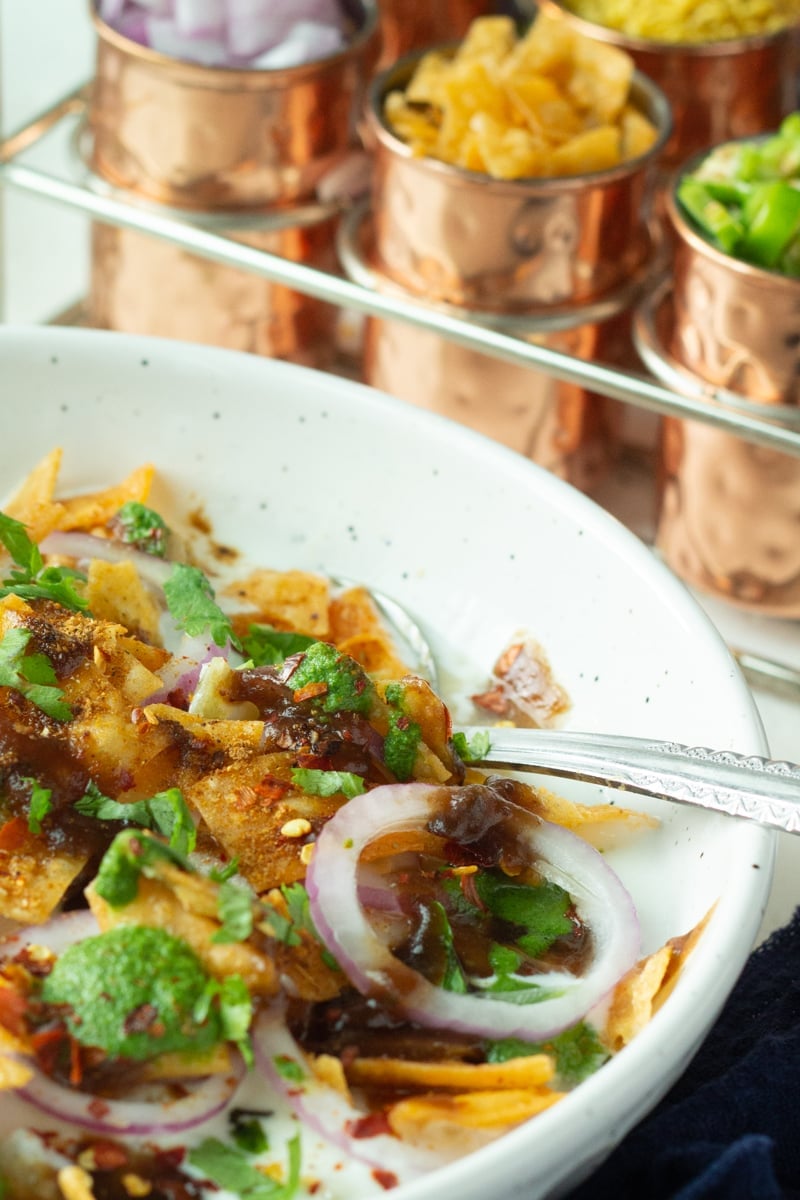 ½ of a bowl of chaat