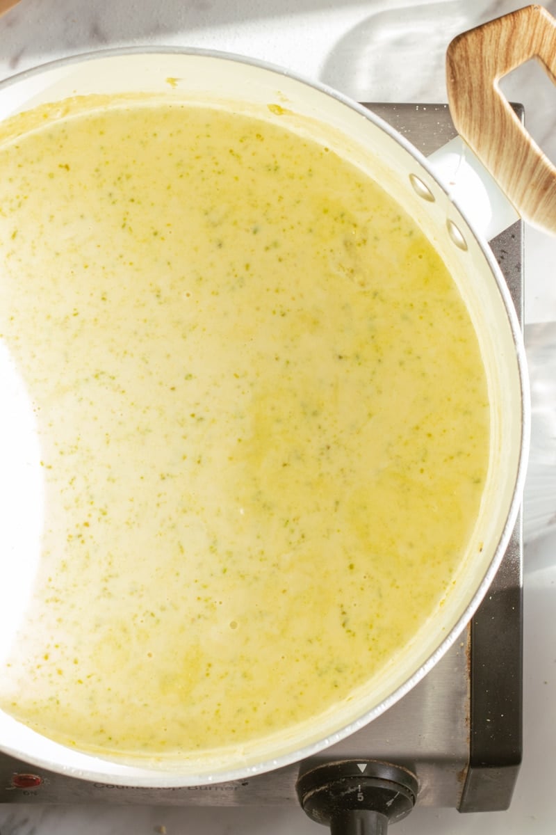 Kulfi base before reduction