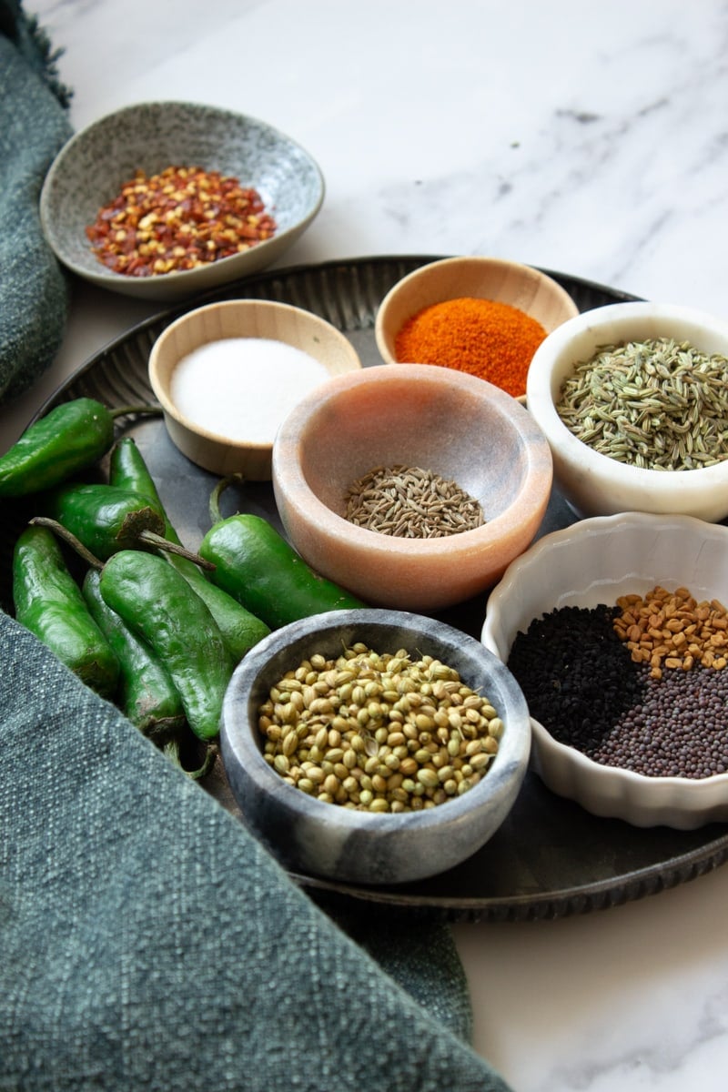 ingredients for achar masala