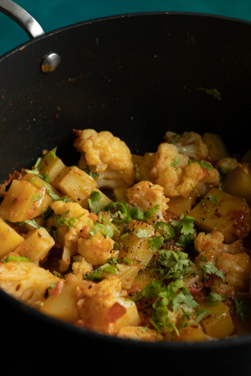 Aloo Gobi in a pot