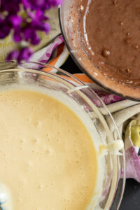 two batters for marble cake