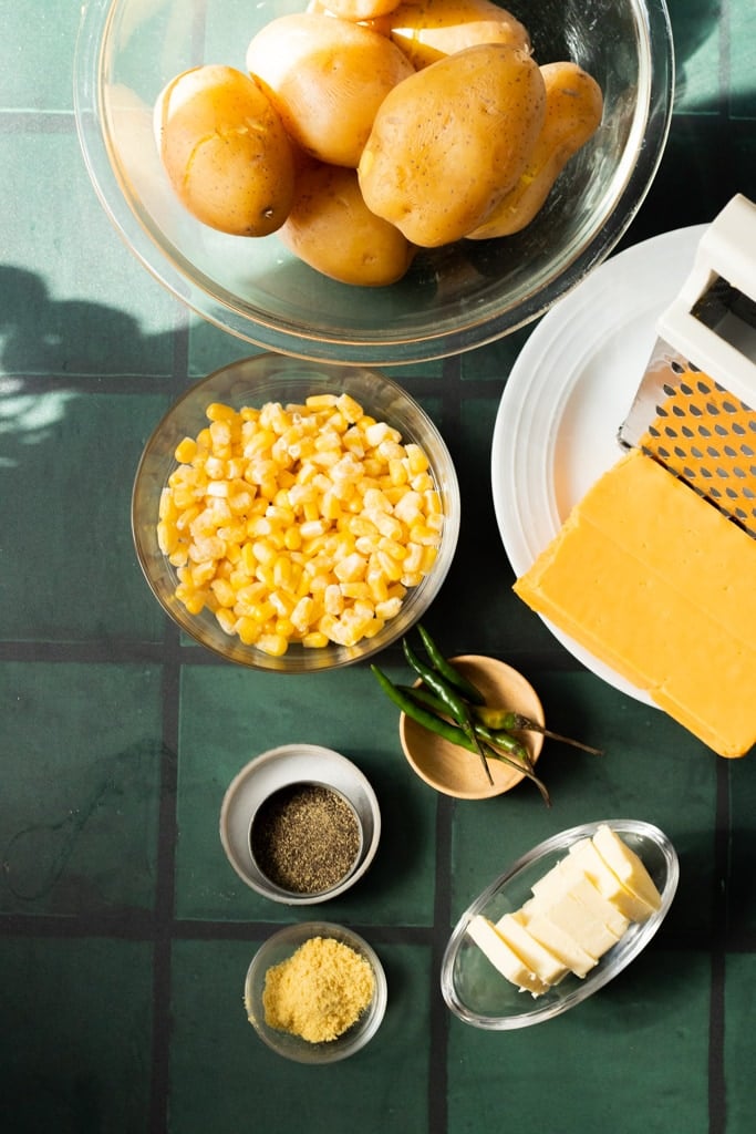 ingredients for potato cutlets recipe