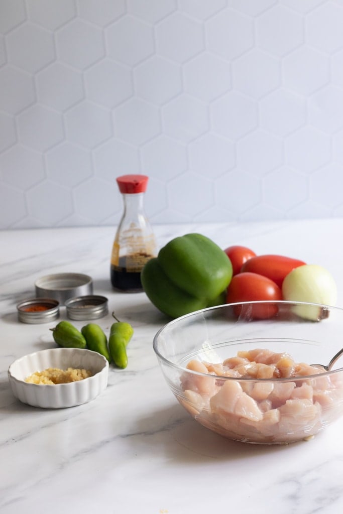 Ingredients for jalfrayzee