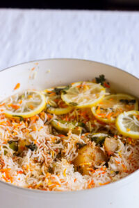 Chicken Biryani in a pot