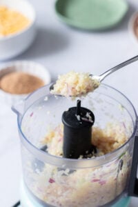 onion, ginger, garlic mix