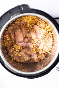 chicken and lentils for kababs