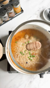 rice cooking for pulao